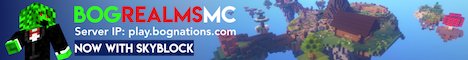 BogRealmsMC Now with Skyblock