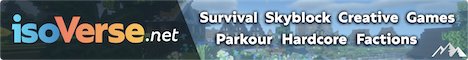 isoVerse | 1.21 Survival Skyblock Creative Parkour [Java & Bedrock]